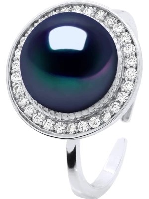 Zdjęcie produktu Pearline Srebrny pierścionek z perłą i cyrkoniami rozmiar: onesize
