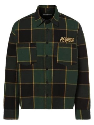 Zdjęcie produktu PEGADOR Koszula męska Mężczyźni Comfort Fit Bawełna zielony|wielokolorowy w kratkę,