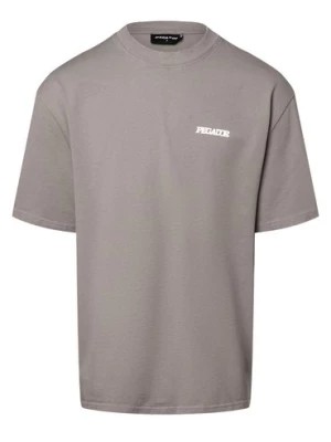 Zdjęcie produktu PEGADOR Koszulka męska Mężczyźni Bawełna brązowy|szary nadruk,