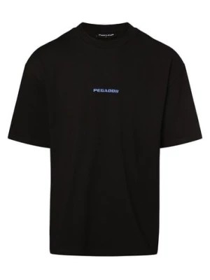 Zdjęcie produktu PEGADOR Koszulka męska Mężczyźni Bawełna czarny jednolity,