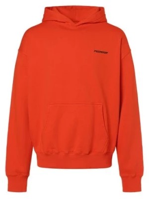 Zdjęcie produktu PEGADOR Męska bluza z kapturem Mężczyźni pomarańczowy|czerwony nadruk,