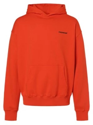 Zdjęcie produktu PEGADOR Męska bluza z kapturem Mężczyźni pomarańczowy|czerwony nadruk,