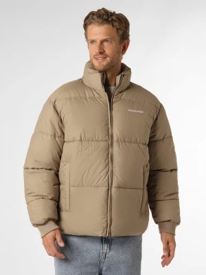 Zdjęcie produktu PEGADOR Męska kurtka pikowana Mężczyźni Sztuczne włókno beżowy jednolity,