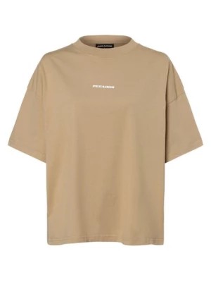Zdjęcie produktu PEGADOR T-shirt damski Kobiety Bawełna beżowy|brązowy nadruk,