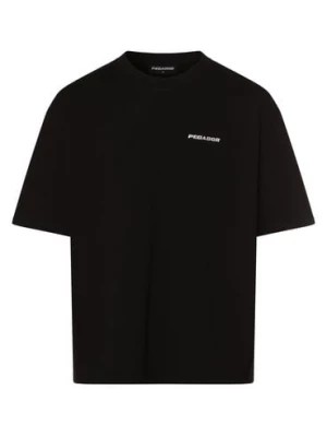 Zdjęcie produktu PEGADOR T-shirt męski Mężczyźni Bawełna czarny jednolity,