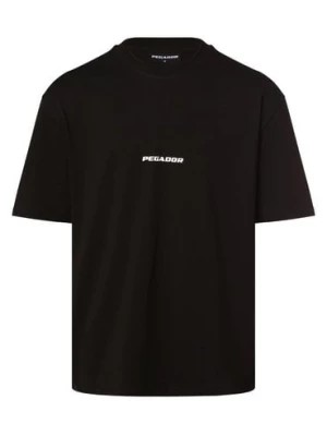 Zdjęcie produktu PEGADOR T-shirt męski Mężczyźni Dżersej czarny nadruk,