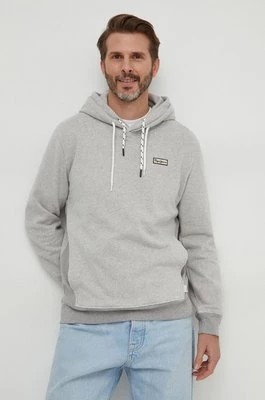 Zdjęcie produktu Pepe Jeans bluza bawełniana męska kolor szary z kapturem melanżowa