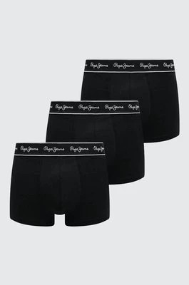 Zdjęcie produktu Pepe Jeans bokserki 3-pack męskie kolor czarny