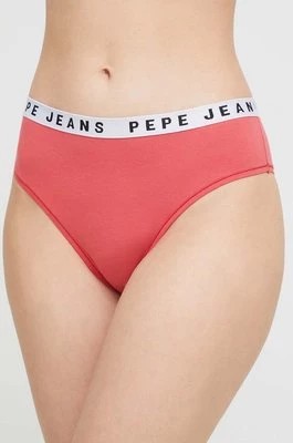 Zdjęcie produktu Pepe Jeans brazyliany Solid Brazilian kolor czerwony