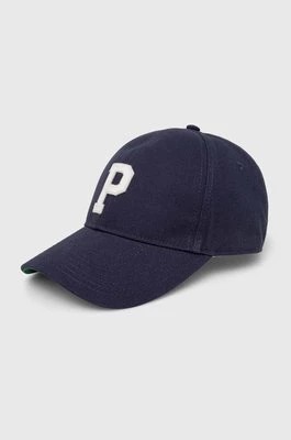 Zdjęcie produktu Pepe Jeans czapka z daszkiem bawełniana kolor granatowy wzorzysta