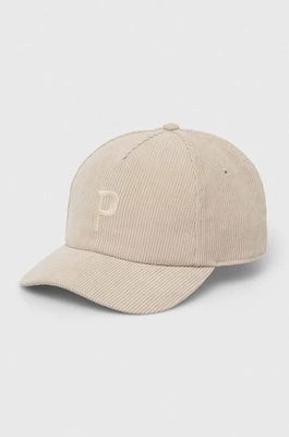 Zdjęcie produktu Pepe Jeans czapka z daszkiem Grey kolor beżowy gładka
