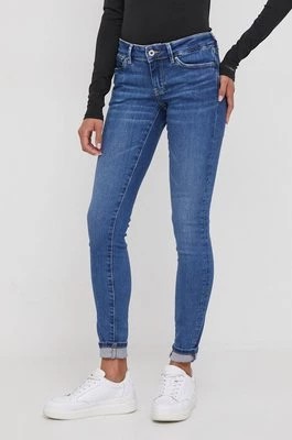 Zdjęcie produktu Pepe Jeans jeansy Skinny damskie kolor niebieski