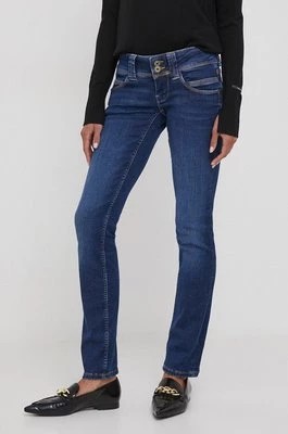 Zdjęcie produktu Pepe Jeans jeansy Slim damskie kolor granatowy