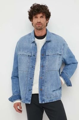 Zdjęcie produktu Pepe Jeans kurtka jeansowa męska kolor niebieski przejściowa