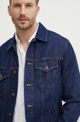 Zdjęcie produktu Pepe Jeans kurtka jeansowa REGULAR JACKET męska kolor granatowy przejściowa PM402715CU4