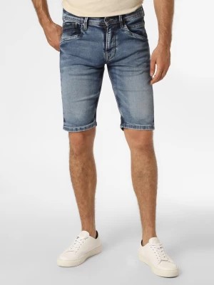 Zdjęcie produktu Pepe Jeans Męskie spodenki jeansowe Mężczyźni Bawełna niebieski jednolity,