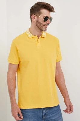Zdjęcie produktu Pepe Jeans polo bawełniane Jacob kolor żółty gładki