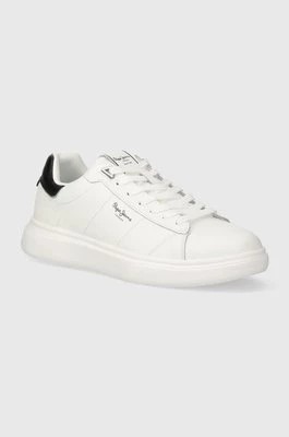 Zdjęcie produktu Pepe Jeans sneakersy skórzane EATON BASIC kolor biały PMS30981