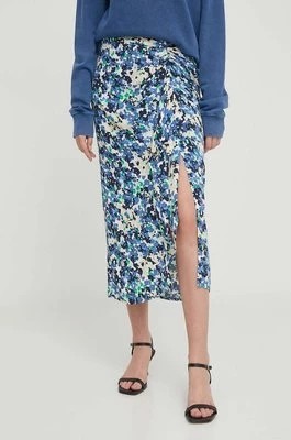 Zdjęcie produktu Pepe Jeans spódnica kolor niebieski midi rozkloszowana