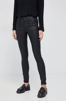 Zdjęcie produktu Pepe Jeans spodnie damskie kolor czarny dopasowane high waist