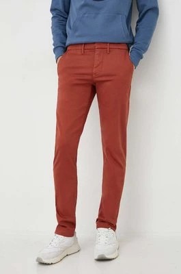 Zdjęcie produktu Pepe Jeans spodnie James męskie kolor czerwony dopasowane