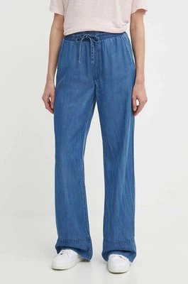 Zdjęcie produktu Pepe Jeans spodnie LOOSE ST PANTS UHW TENCEL damskie kolor niebieski szerokie high waist PL204685