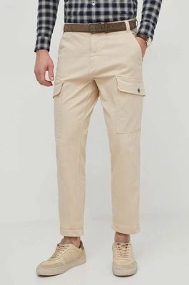 Zdjęcie produktu Pepe Jeans spodnie męskie kolor beżowy w fasonie cargo