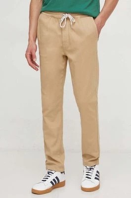 Zdjęcie produktu Pepe Jeans spodnie męskie kolor beżowy w fasonie chinos