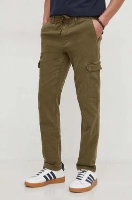 Zdjęcie produktu Pepe Jeans spodnie męskie kolor zielony dopasowane