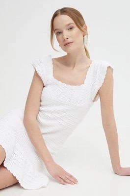 Zdjęcie produktu Pepe Jeans sukienka bawełniana GESA DRESS kolor biały mini prosta PL953524