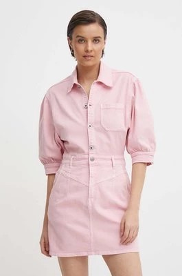 Zdjęcie produktu Pepe Jeans sukienka GRACIE kolor różowy mini rozkloszowana PL953518