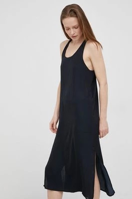 Zdjęcie produktu Pepe Jeans sukienka PEYTON kolor czarny midi prosta