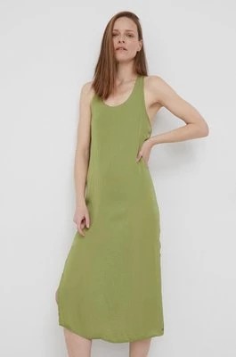 Zdjęcie produktu Pepe Jeans sukienka PEYTON kolor zielony midi prosta