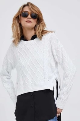 Zdjęcie produktu Pepe Jeans sweter bawełniany kolor biały