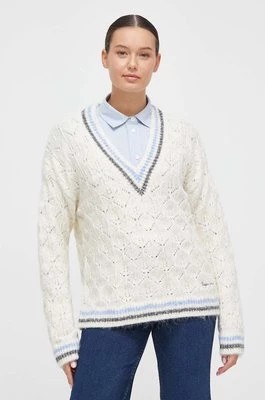 Zdjęcie produktu Pepe Jeans sweter damski kolor beżowy