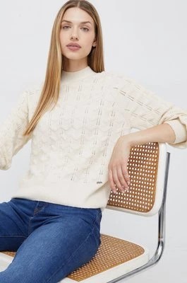 Zdjęcie produktu Pepe Jeans sweter damski kolor beżowy lekki