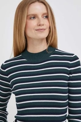 Zdjęcie produktu Pepe Jeans sweter damski kolor zielony lekki z półgolfem