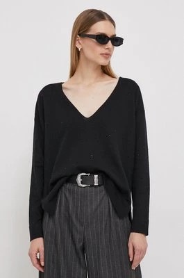 Zdjęcie produktu Pepe Jeans sweter z domieszką wełny FAYE damski kolor czarny lekki