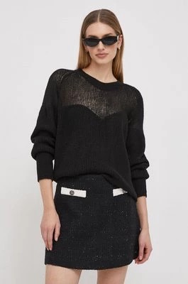 Zdjęcie produktu Pepe Jeans sweter z domieszką wełny FEMKE damski kolor czarny ciepły