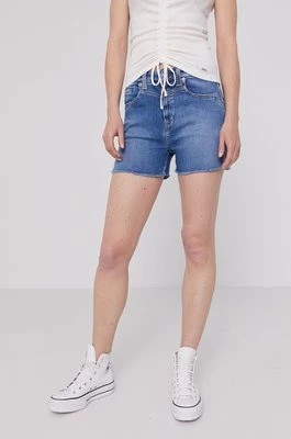 Zdjęcie produktu Pepe Jeans Szorty jeansowe Mary Archive damskie gładkie high waist