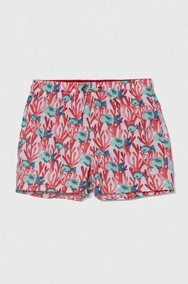 Zdjęcie produktu Pepe Jeans szorty kąpielowe dziecięce FISHCORAL SWIMSHORT kolor czerwony