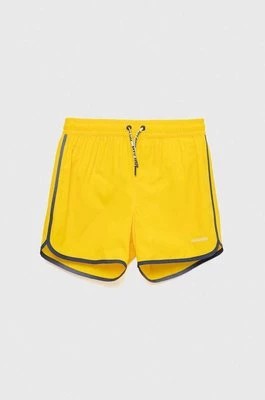 Zdjęcie produktu Pepe Jeans szorty kąpielowe dziecięce Gregory kolor żółty gładkie