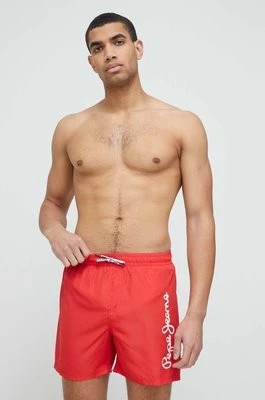 Zdjęcie produktu Pepe Jeans szorty kąpielowe kolor czerwony