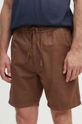 Zdjęcie produktu Pepe Jeans szorty lniane RELAXED LINEN SMART SHORTS kolor brązowy PM801093