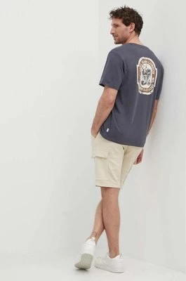 Zdjęcie produktu Pepe Jeans t-shirt bawełniany CORBAN męski kolor szary z nadrukiem PM509386