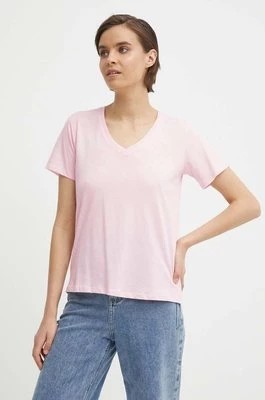 Zdjęcie produktu Pepe Jeans t-shirt bawełniany damski kolor różowy