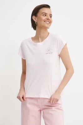 Zdjęcie produktu Pepe Jeans t-shirt bawełniany damski kolor różowy