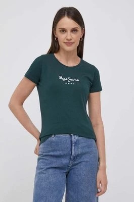 Zdjęcie produktu Pepe Jeans t-shirt damski kolor zielony