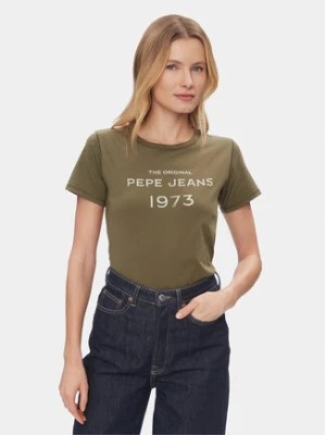 Zdjęcie produktu Pepe Jeans T-Shirt Harbor PL505743 Zielony Regular Fit