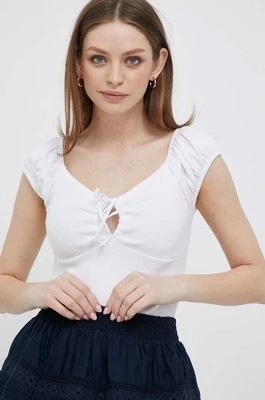 Zdjęcie produktu Pepe Jeans t-shirt Octa damski kolor biały